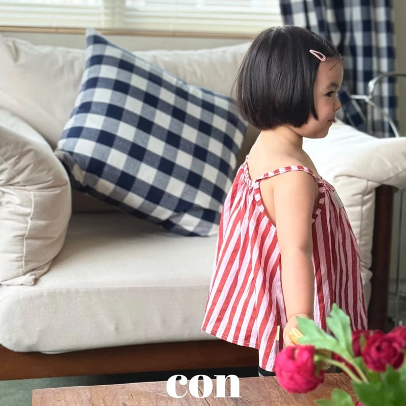 Con - Korean Baby Fashion - #onlinebabyshop - Salt Striped Blouse - 3