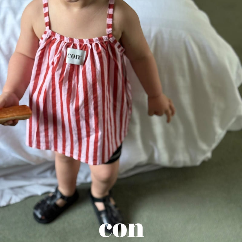 Con - Korean Baby Fashion - #onlinebabyshop - Salt Striped Blouse - 4