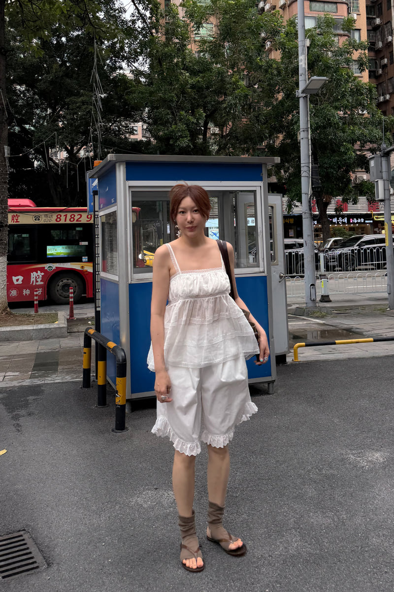 Connaught - Korean Women Fashion - #momslook - Bonnie Frill Pants - 2