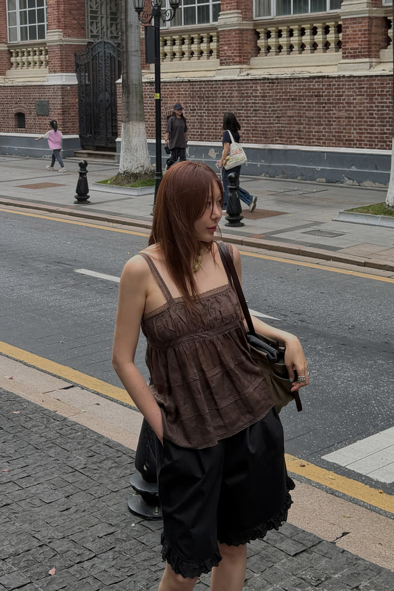 Connaught - Korean Women Fashion - #momslook - Elfin Lace Top