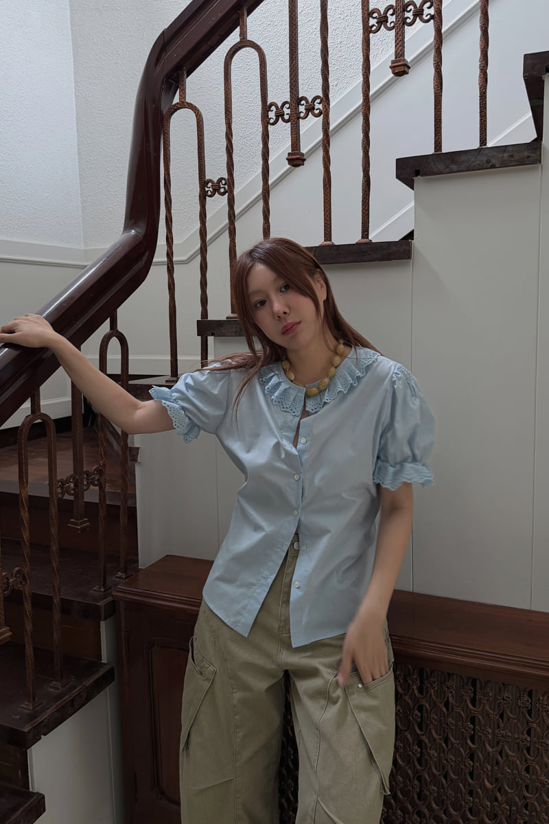 Connaught - Korean Women Fashion - #womensfashion - Bowen Belt Blouse - 4