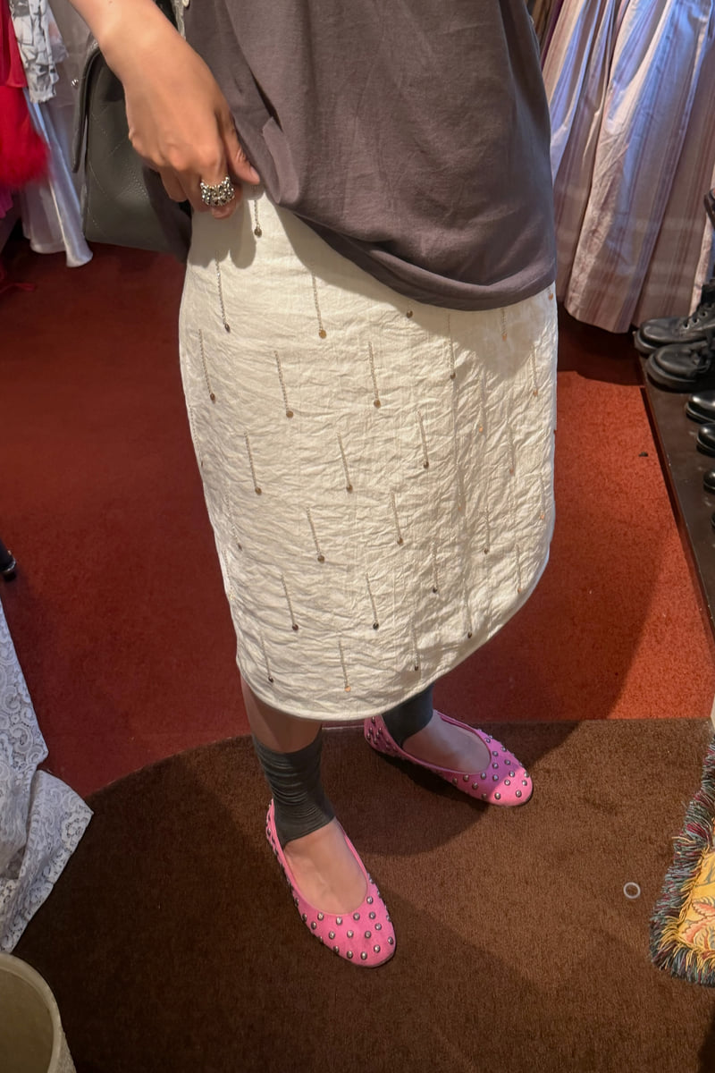 Connaught - Korean Women Fashion - #momslook - Bella Beads Skirt - 7