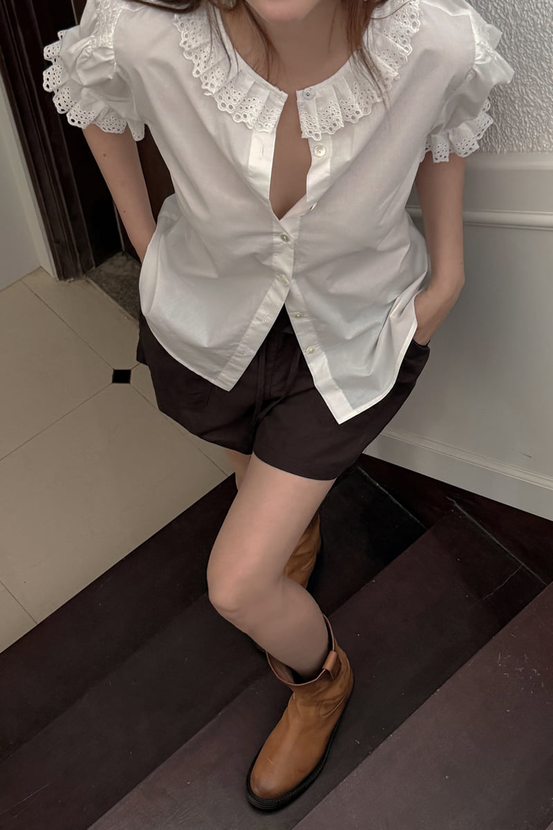 Connaught - Korean Women Fashion - #restrostyle - Bowen Belt Blouse - 11
