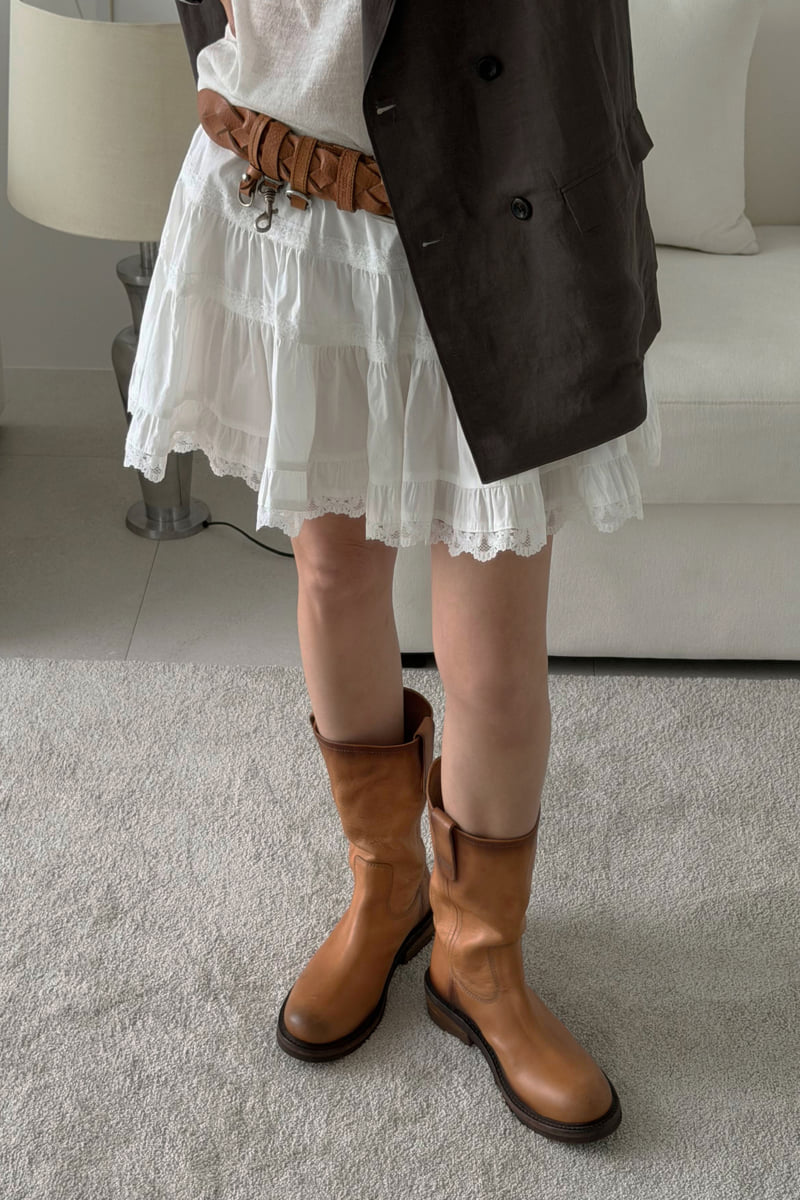 Connaught - Korean Women Fashion - #womensfashion - White Lace Skirt - 6