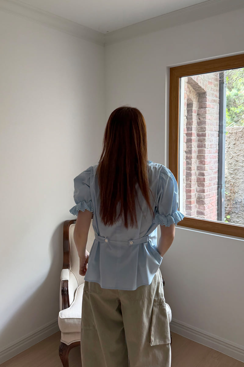 Connaught - Korean Women Fashion - #womensfashion - Bowen Belt Blouse