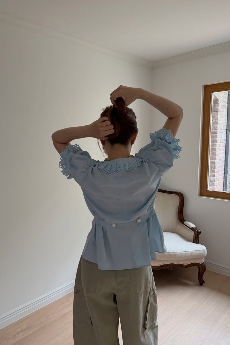 Connaught - Korean Women Fashion - #womensfashion - Bowen Belt Blouse - 3