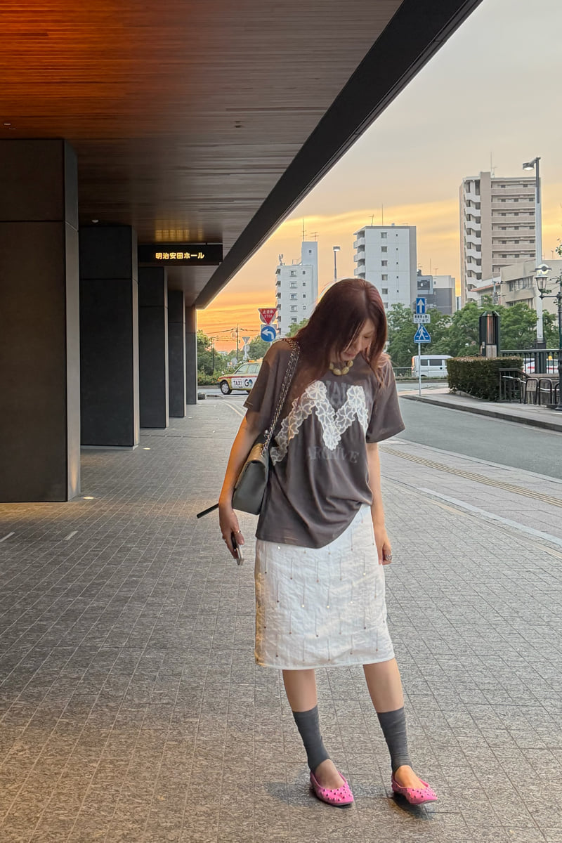 Connaught - Korean Women Fashion - #womensfashion - Bella Beads Skirt - 6