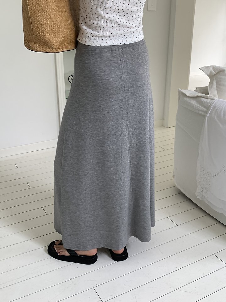 Cranae - Korean Women Fashion - #womensfashion - Slim A-Line Skirt - 4