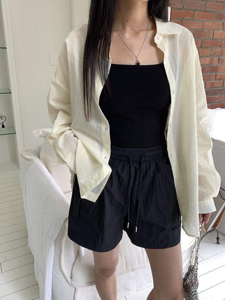 Cranae - Korean Women Fashion - #momslook - Nylon Banded Shorts - 10