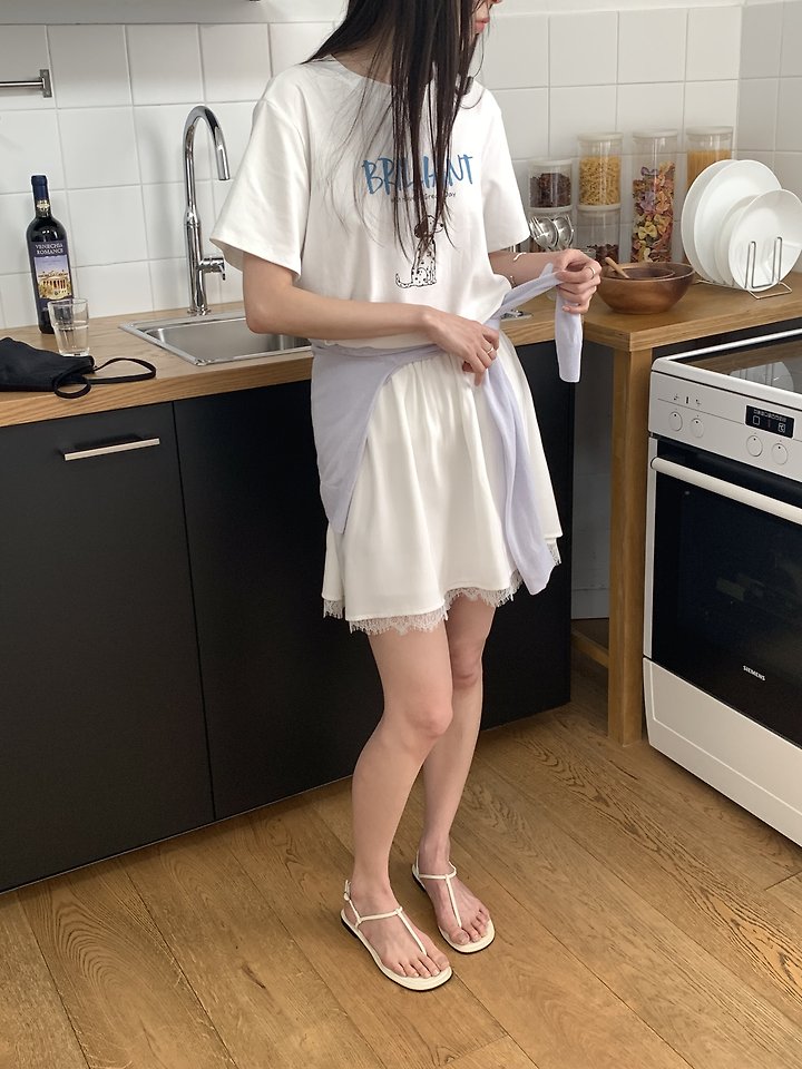 Cranae - Korean Women Fashion - #momslook - Pure Lace Skirt - 6