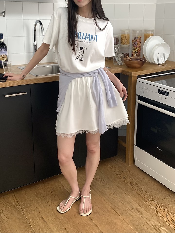Cranae - Korean Women Fashion - #momslook - Pure Lace Skirt - 7