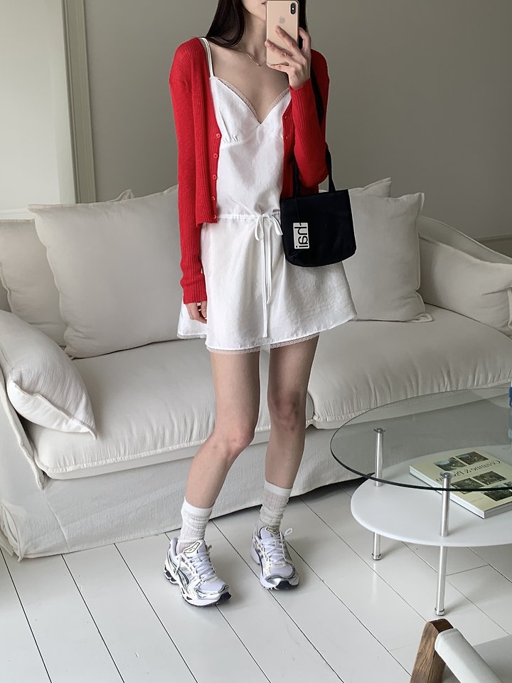 Cranae - Korean Women Fashion - #momslook - Aca Ribbed Knit Cardigan - 12