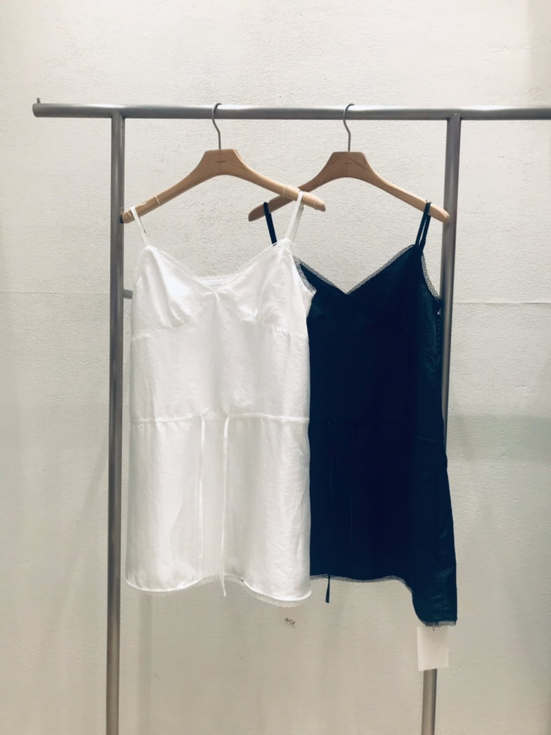 Cranae - Korean Women Fashion - #romanticstyle - Bay Strap One-piece