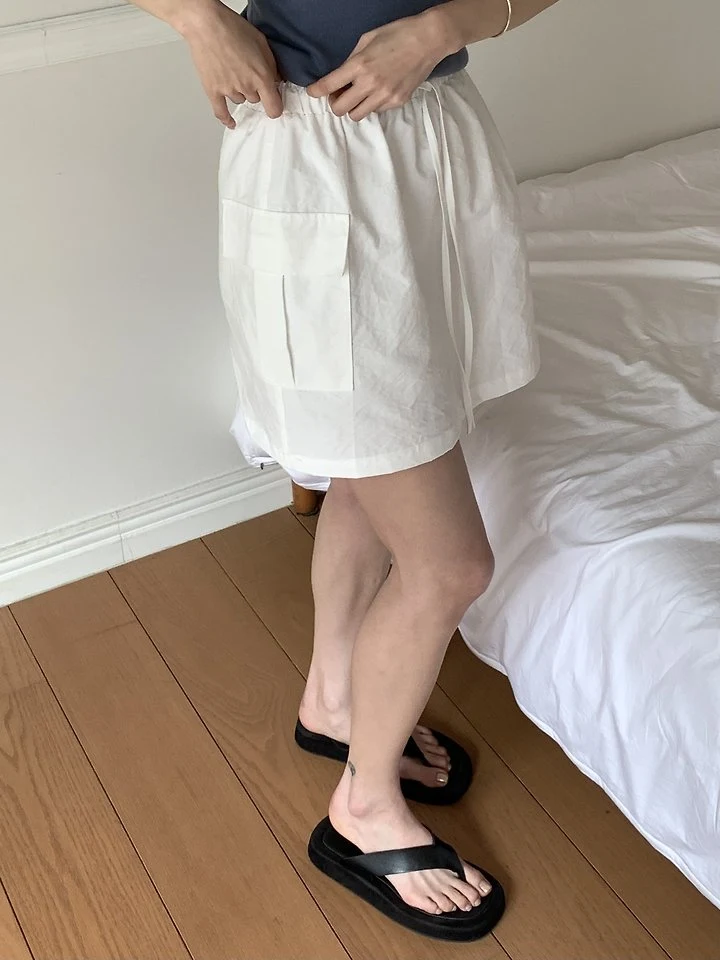 Cranae - Korean Women Fashion - #shopsmall - Gram Cargo Skirt - 8