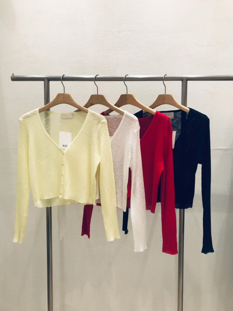 Cranae - Korean Women Fashion - #shopsmall - Aca Ribbed Knit Cardigan