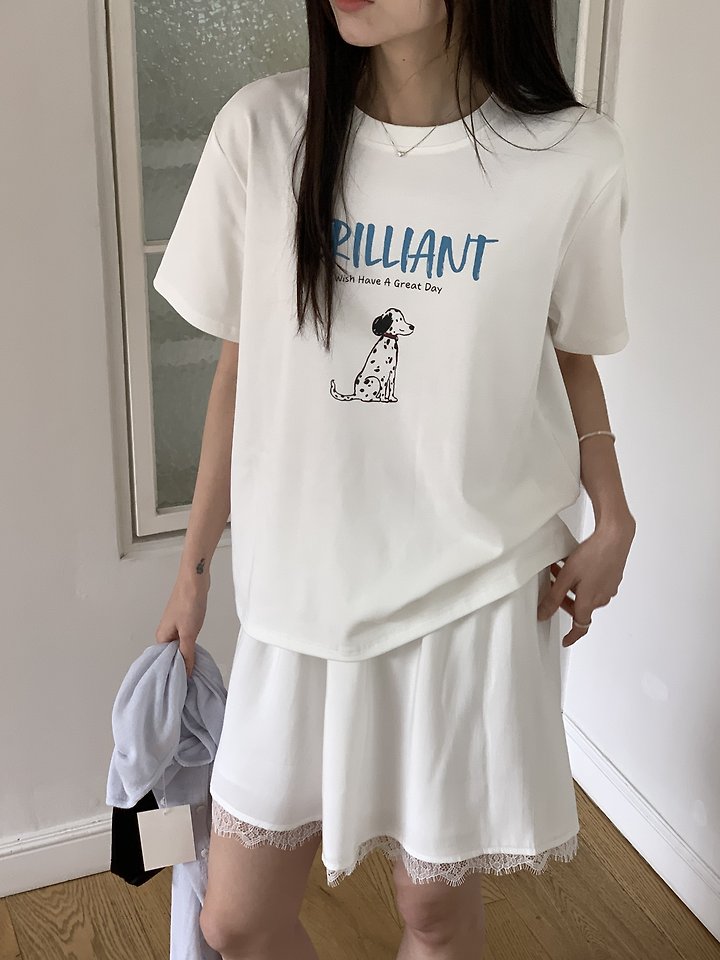 Cranae - Korean Women Fashion - #thatsdarling - Brilliant Tee - 12