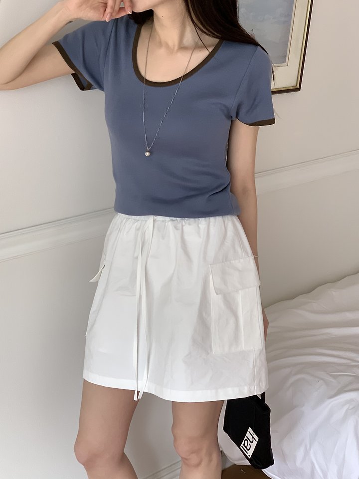 Cranae - Korean Women Fashion - #thatsdarling - Gram Cargo Skirt - 9