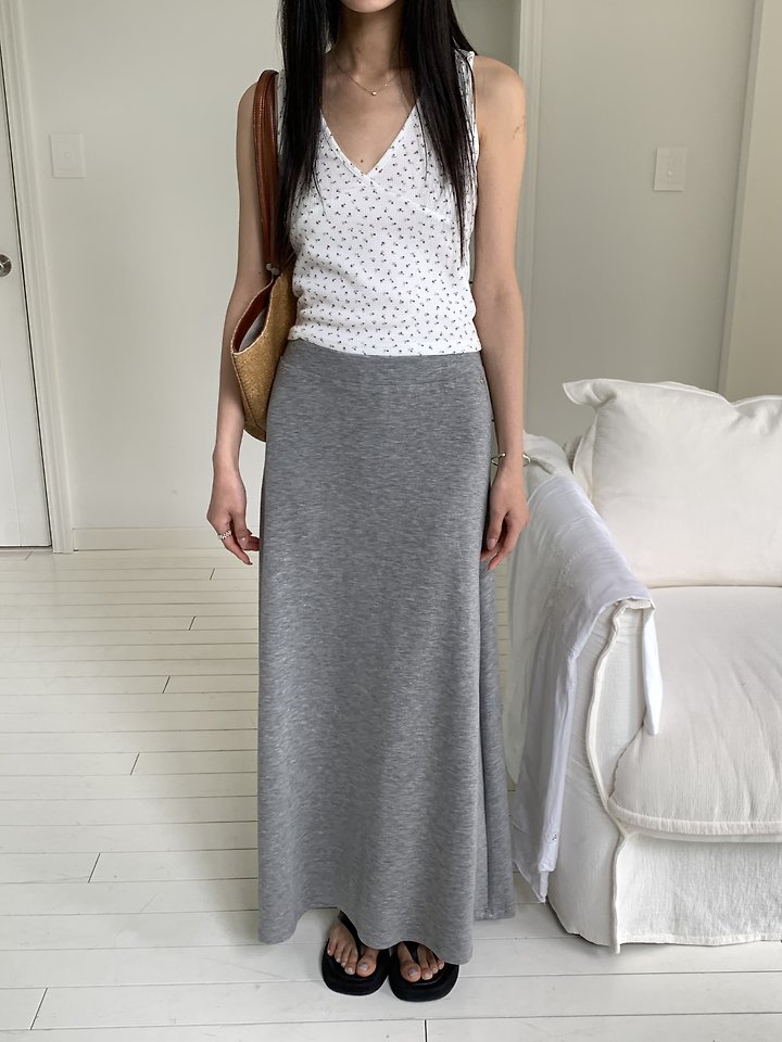 Cranae - Korean Women Fashion - #womensfashion - Slim A-Line Skirt - 11