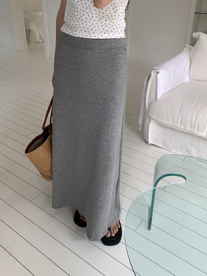 Cranae - Korean Women Fashion - #womensfashion - Slim A-Line Skirt - 3