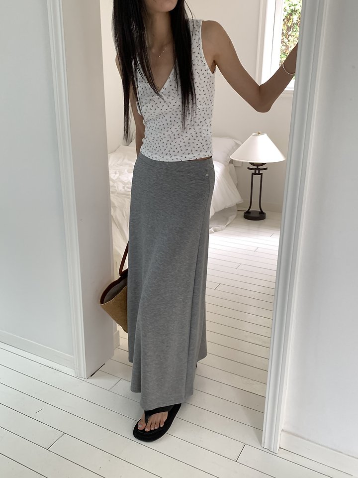 Cranae - Korean Women Fashion - #womensfashion - Slim A-Line Skirt - 9
