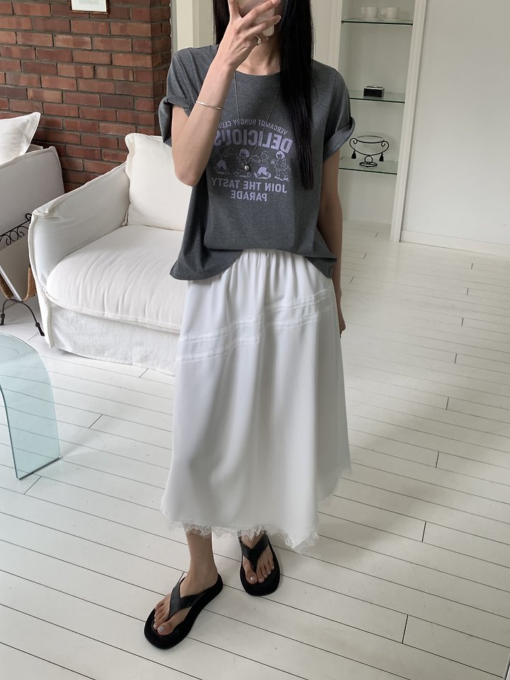 Cranae - Korean Women Fashion - #womensfashion - Vintage Graphic Loose-Fit Short-Sleeve Tee - 3