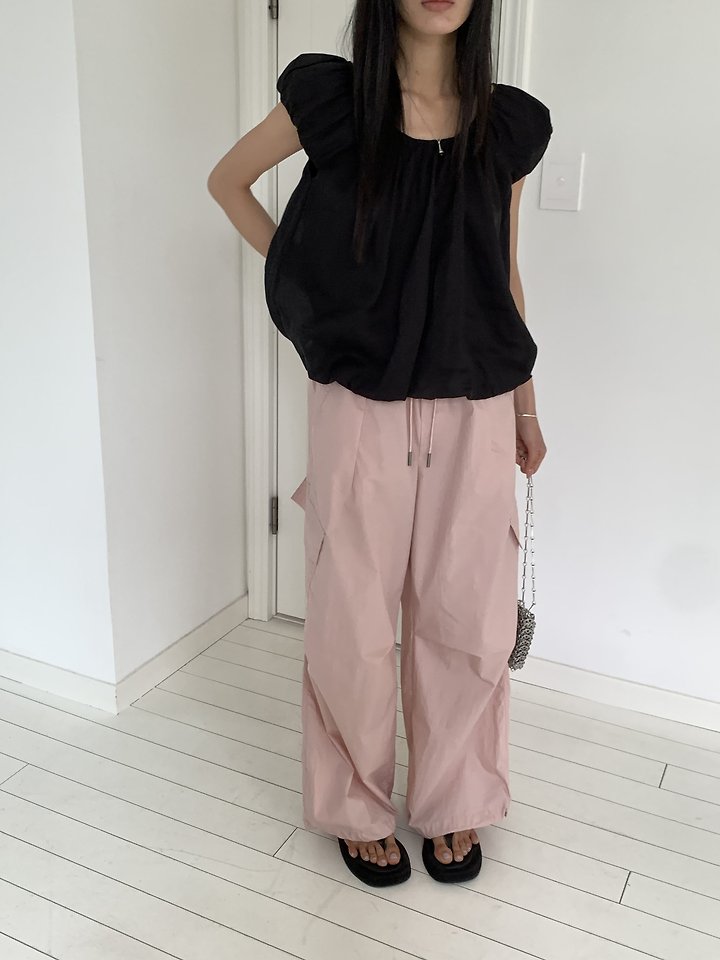 Cranae - Korean Women Fashion - #womensfashion - Crisp Cargo Pants - 9