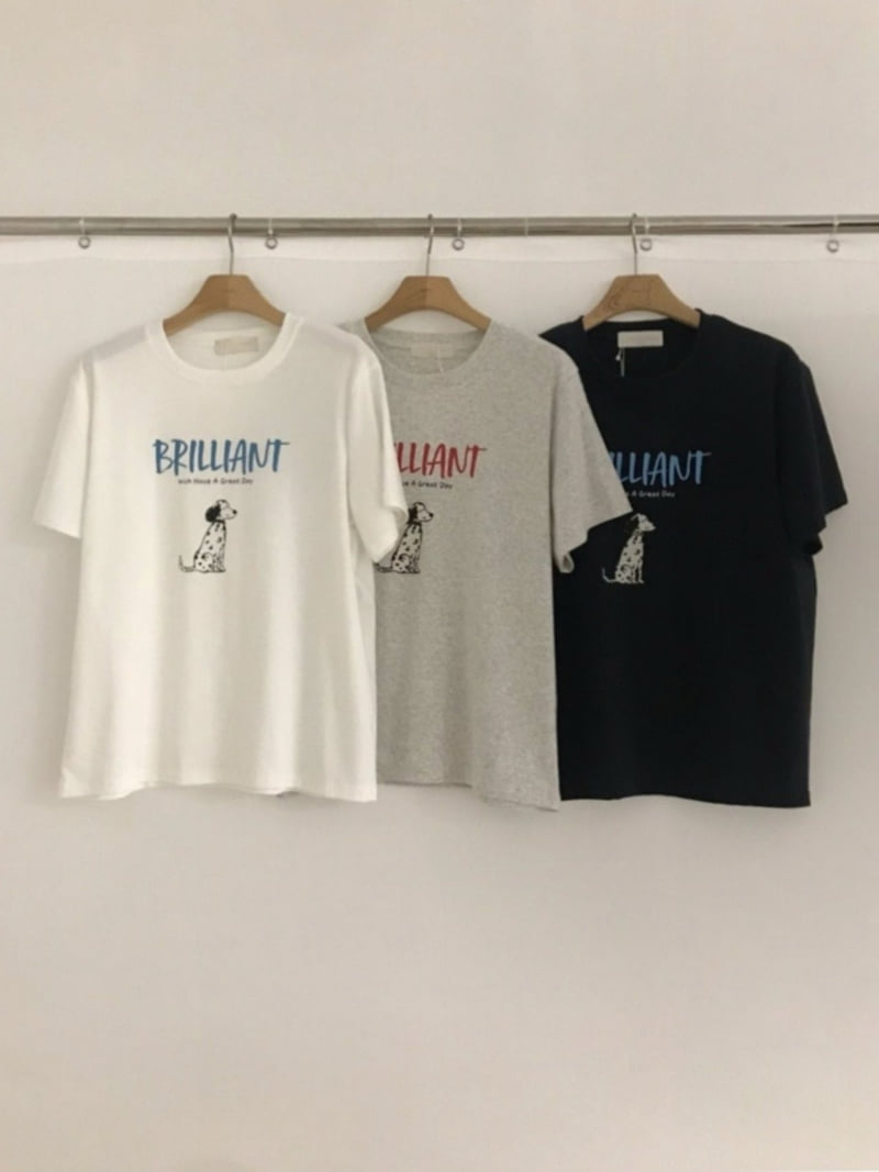 Cranae - Korean Women Fashion - #womensfashion - Brilliant Tee