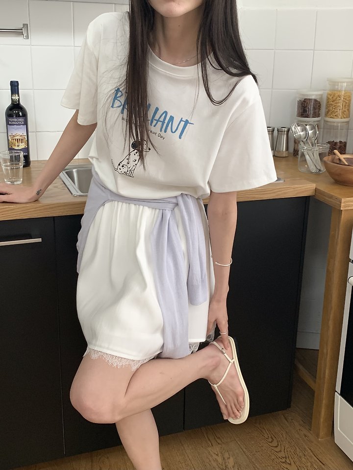 Cranae - Korean Women Fashion - #womensfashion - Brilliant Tee - 5