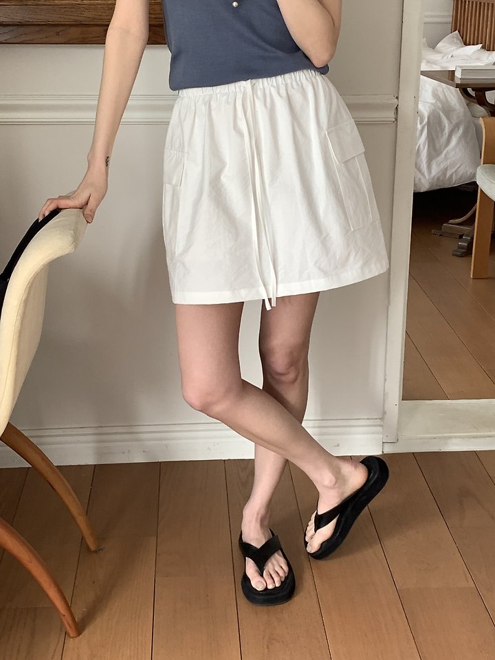 Cranae - Korean Women Fashion - #womensfashion - Gram Cargo Skirt - 12