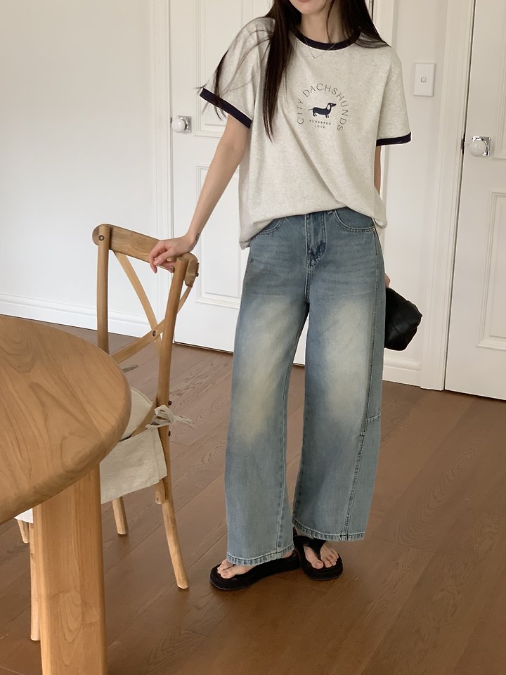 Cranae - Korean Women Fashion - #womensfashion - Dachs Tee - 11