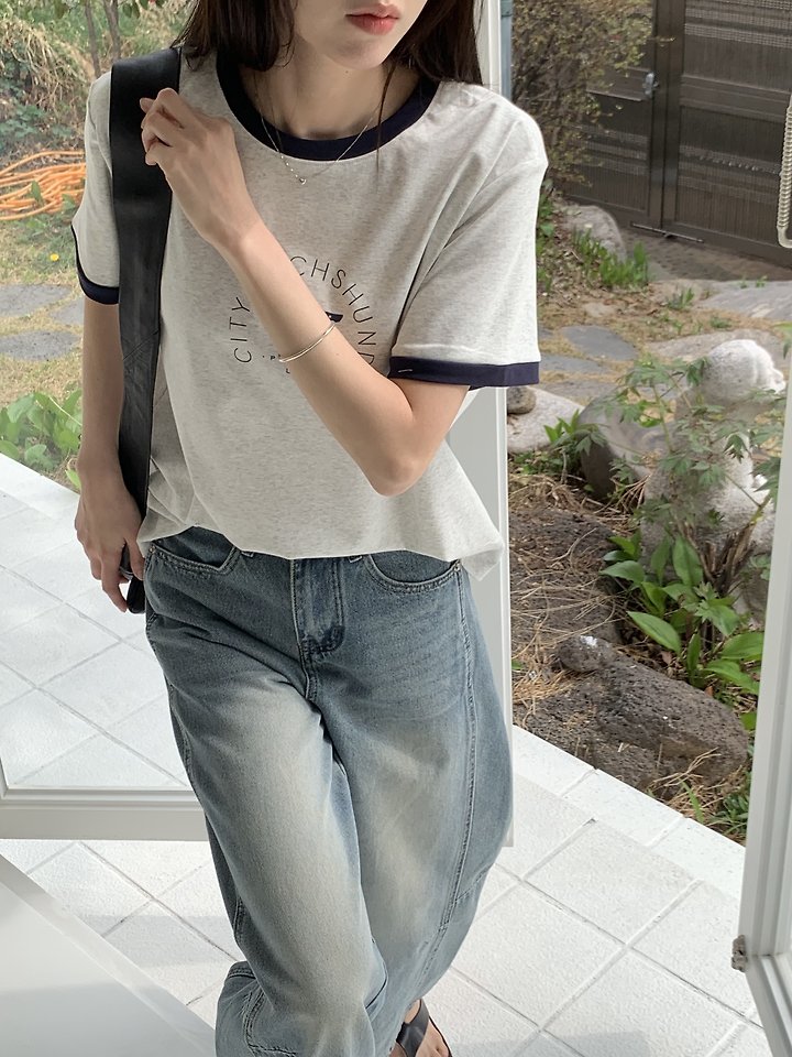 Cranae - Korean Women Fashion - #womensfashion - Dachs Tee - 9
