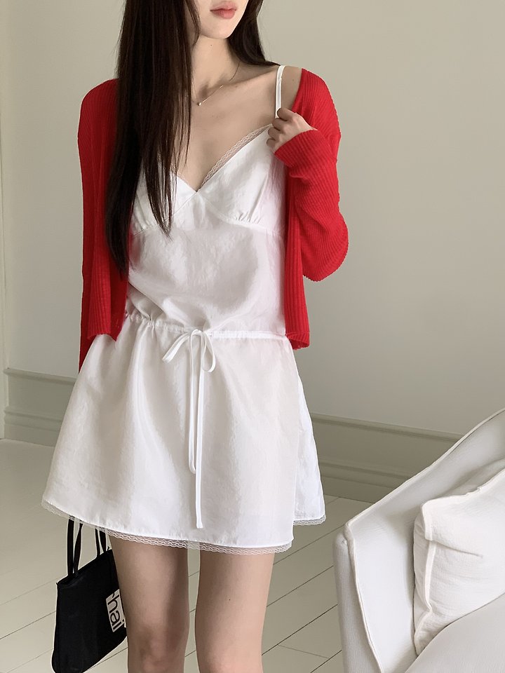 Cranae - Korean Women Fashion - #womensfashion - Aca Ribbed Knit Cardigan - 11