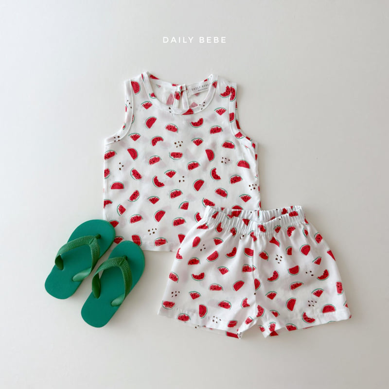 Daily Bebe - Korean Children Fashion - #childrensboutique - Cooling Rayon Set - 3