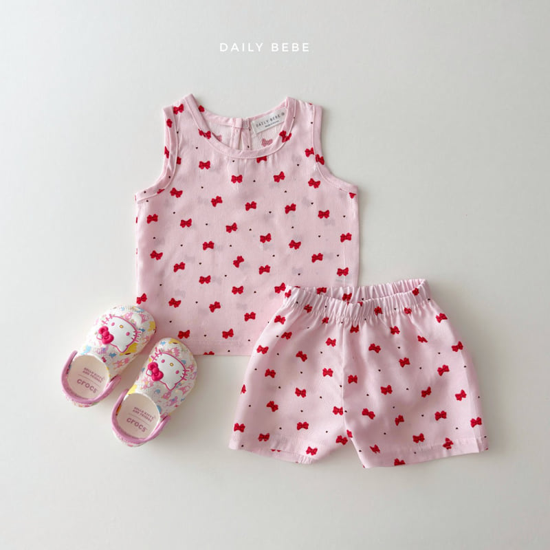 Daily Bebe - Korean Children Fashion - #kidsshorts - Cooling Rayon Set - 7
