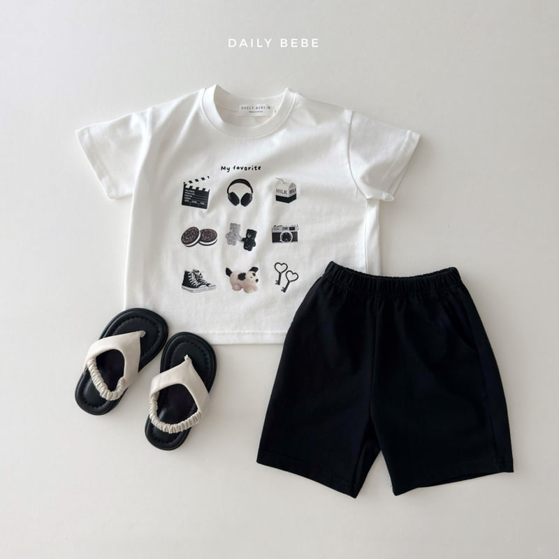 Daily Bebe - Korean Children Fashion - #kidsshorts - Favorite Set - 6