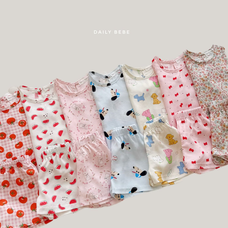 Daily Bebe - Korean Children Fashion - #stylishchildhood - Cooling Rayon Set
