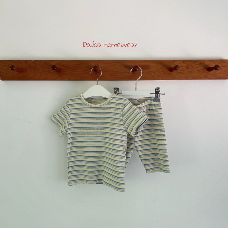 Dajoa - Korean Children Fashion - #Kfashion4kids - Stripe Easywear - 7