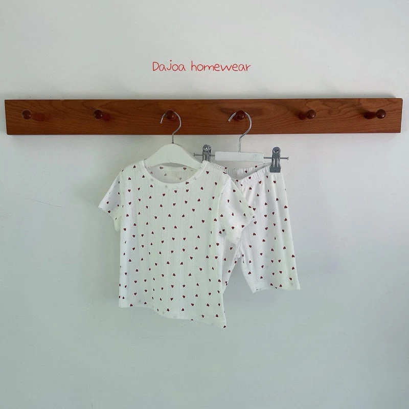 Dajoa - Korean Children Fashion - #Kfashion4kids - Heart Easywear - 5
