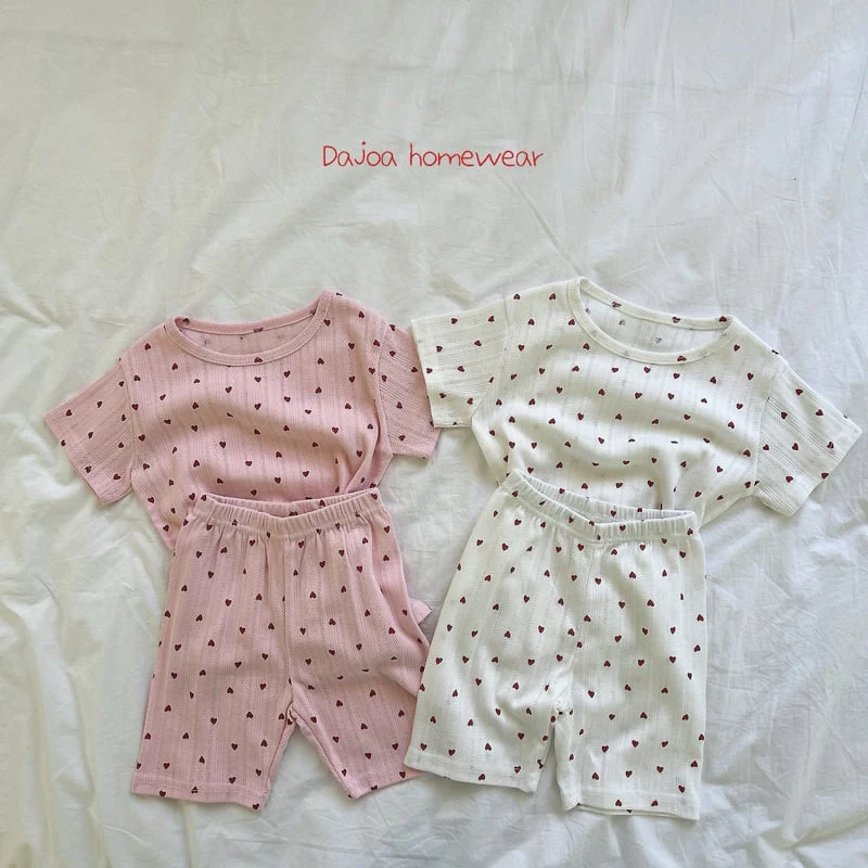 Dajoa - Korean Children Fashion - #kidsshorts - Heart Easywear - 2