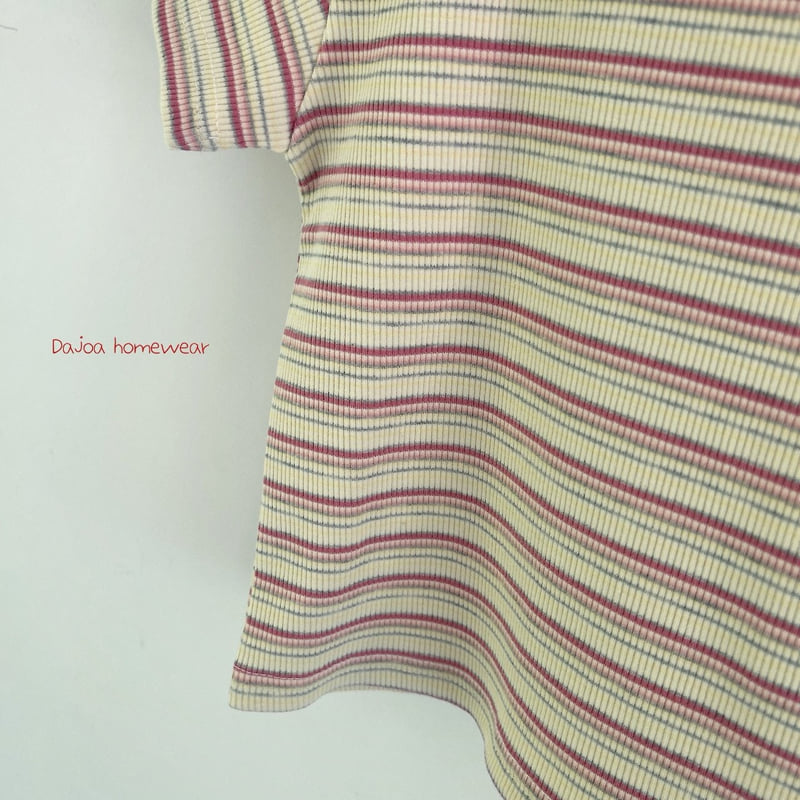 Dajoa - Korean Children Fashion - #kidzfashiontrend - Stripe Easywear - 6