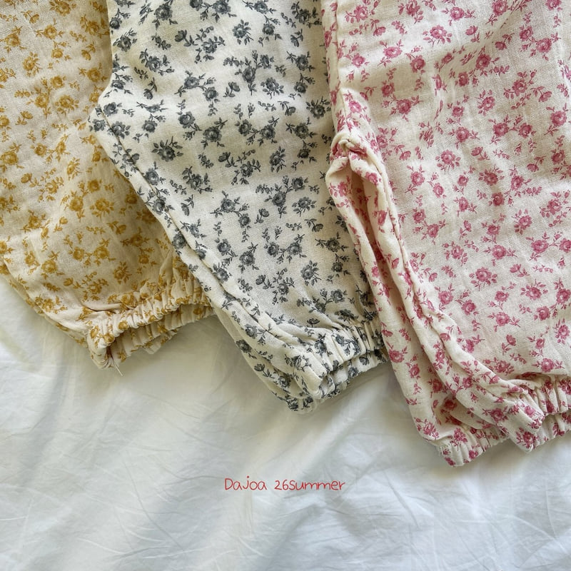 Dajoa - Korean Children Fashion - #magicofchildhood - Floral Pants - 3