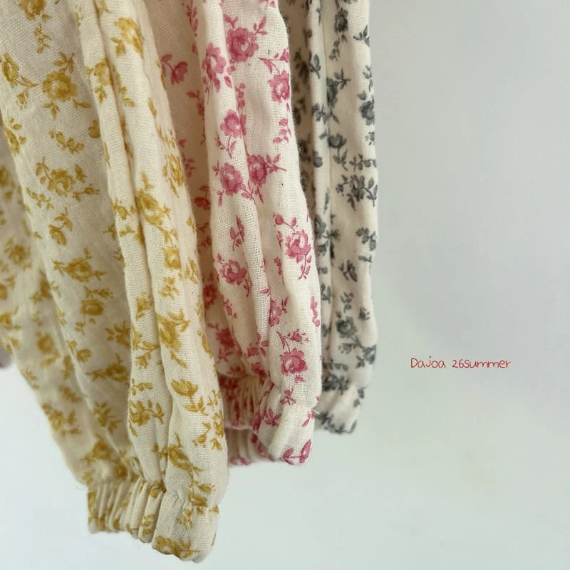 Dajoa - Korean Children Fashion - #magicofchildhood - Floral Pants - 4
