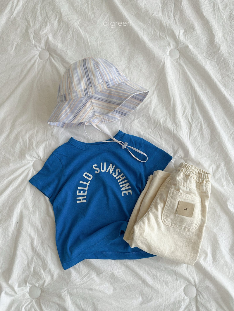 Digreen - Korean Children Fashion - #kidsshorts - Sunshine Short Sleeve Tee - 12