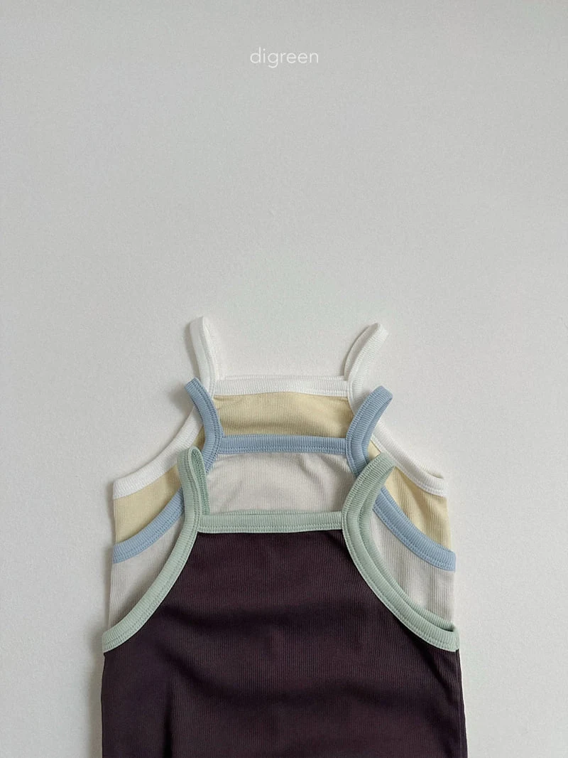 Digreen - Korean Children Fashion - #kidsshorts - Noir Sleeveless Top - 5