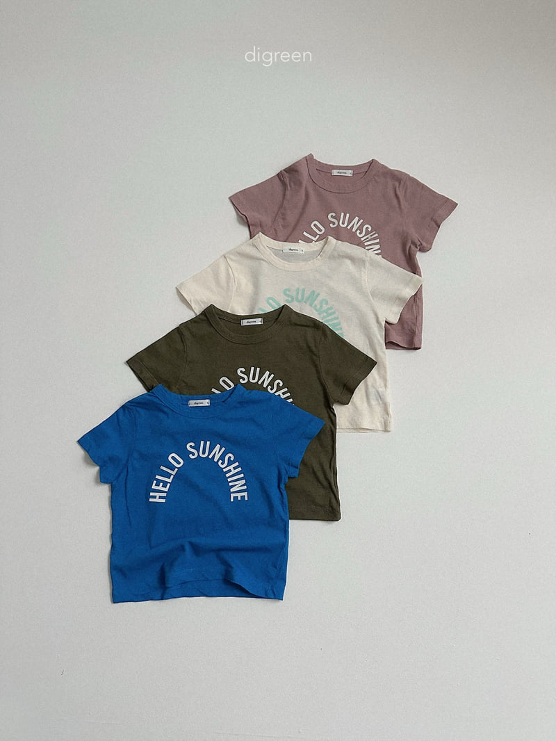 Digreen - Korean Children Fashion - #magicofchildhood - Sunshine Short Sleeve Tee