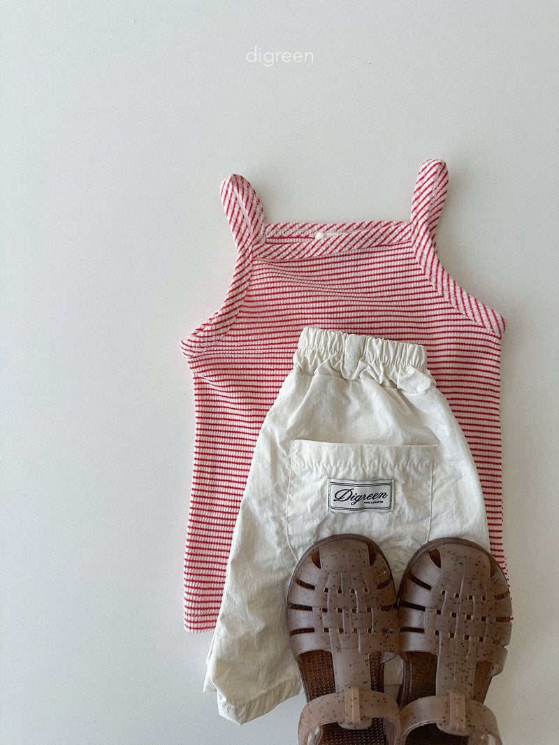 Digreen - Korean Children Fashion - #magicofchildhood - Peanut Stripe Sleeveless Top - 9