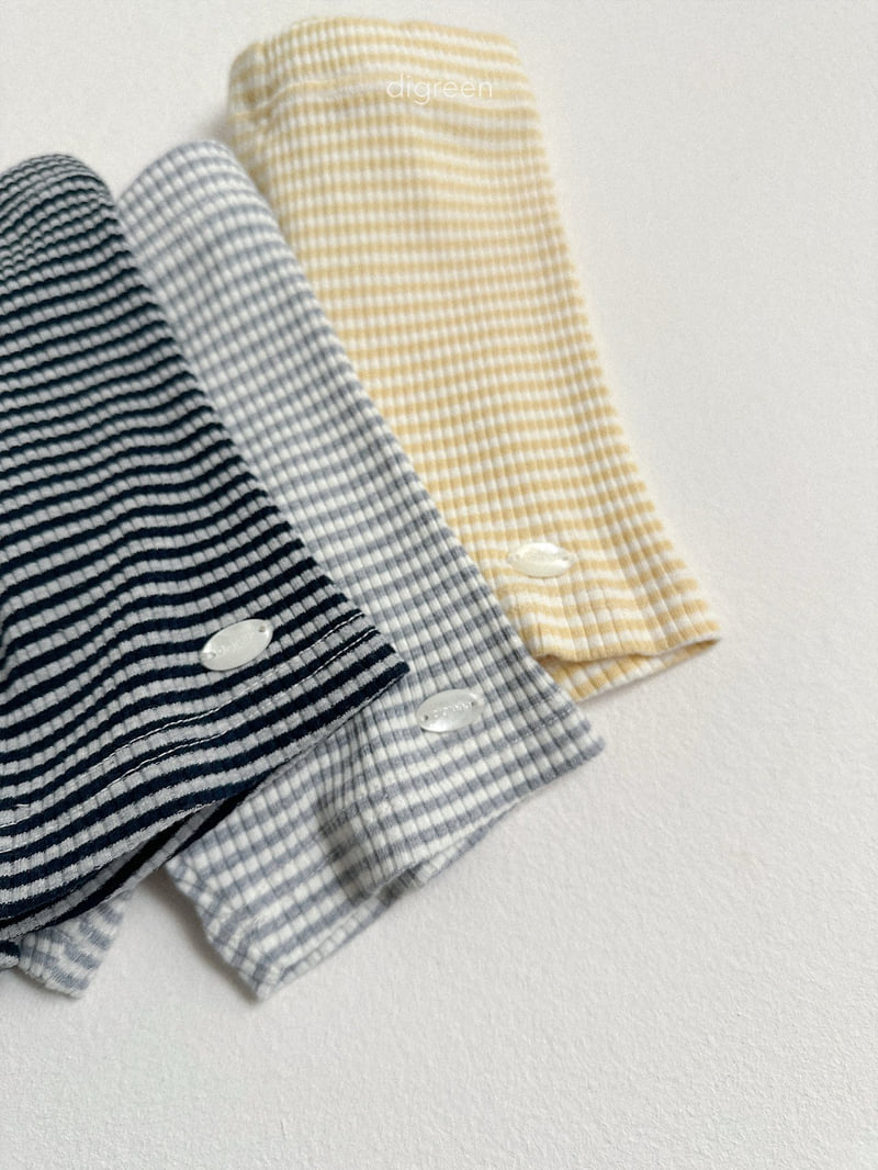 Digreen - Korean Children Fashion - #magicofchildhood - Butter Stripe Shorts - 4
