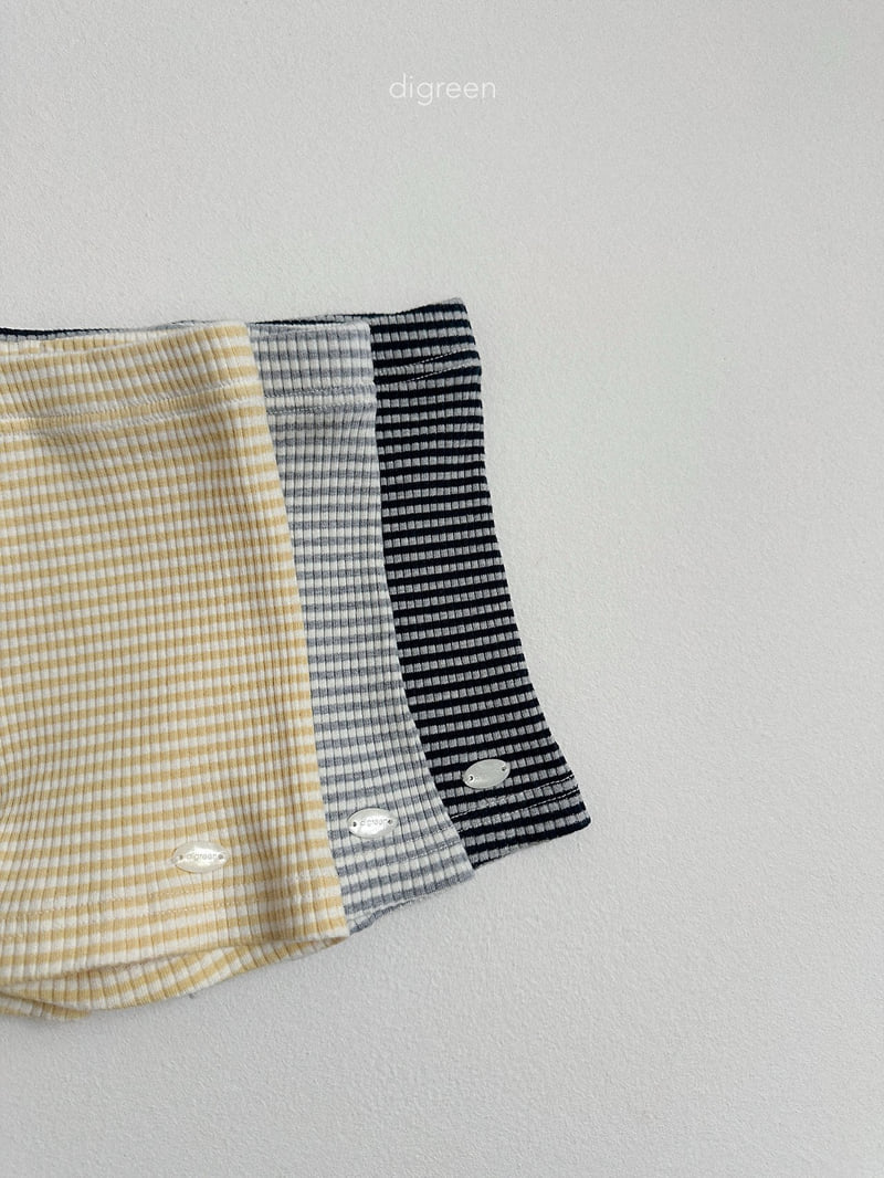 Digreen - Korean Children Fashion - #prettylittlegirls - Butter Stripe Shorts - 5
