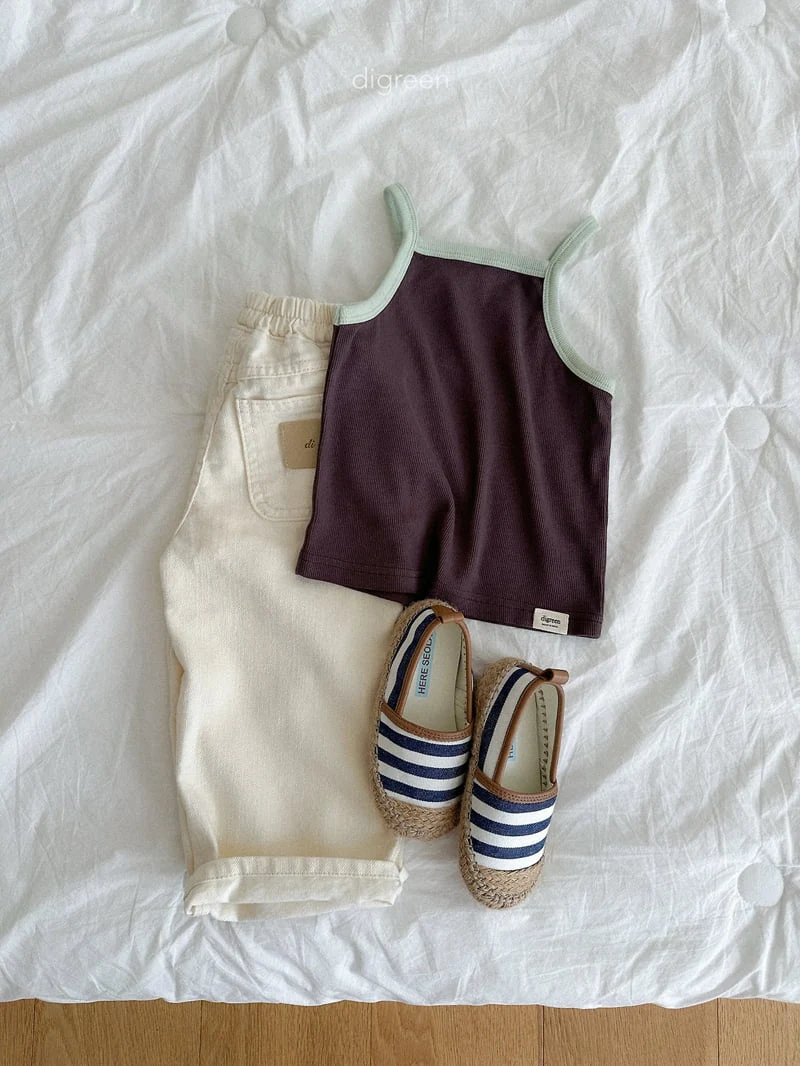 Digreen - Korean Children Fashion - #prettylittlegirls - Noir Sleeveless Top - 12