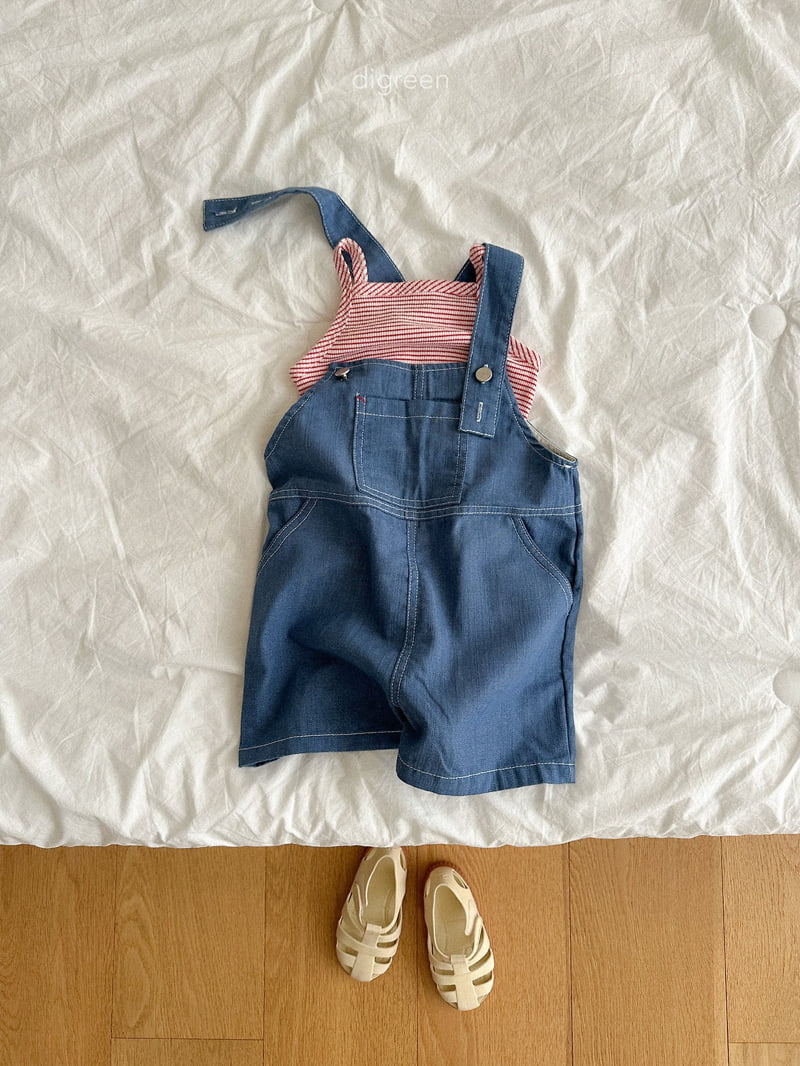 Digreen - Korean Children Fashion - #prettylittlegirls - Peanut Stripe Sleeveless Top - 11